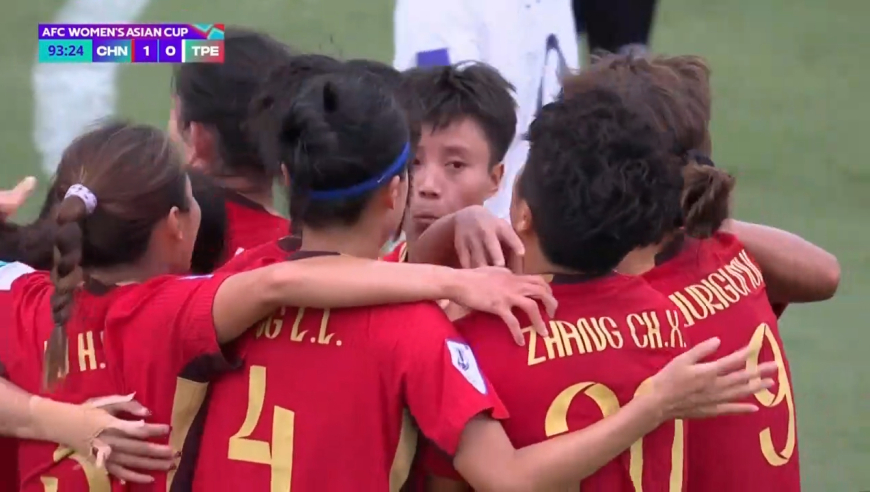 太刺激！还原中国女足加时逆天世界波破门，中国台北女足全队傻眼