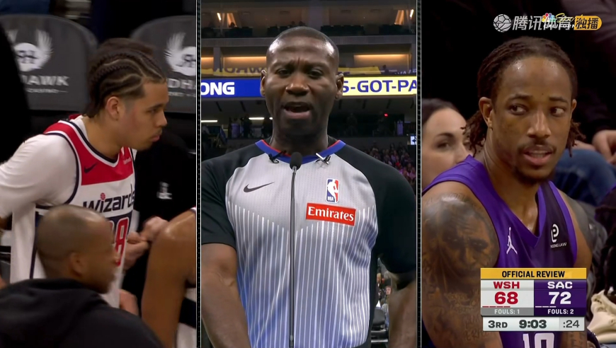 不理智！乔治与德罗赞拉扯倒地 德罗赞多次怒推引发冲突双双吃T