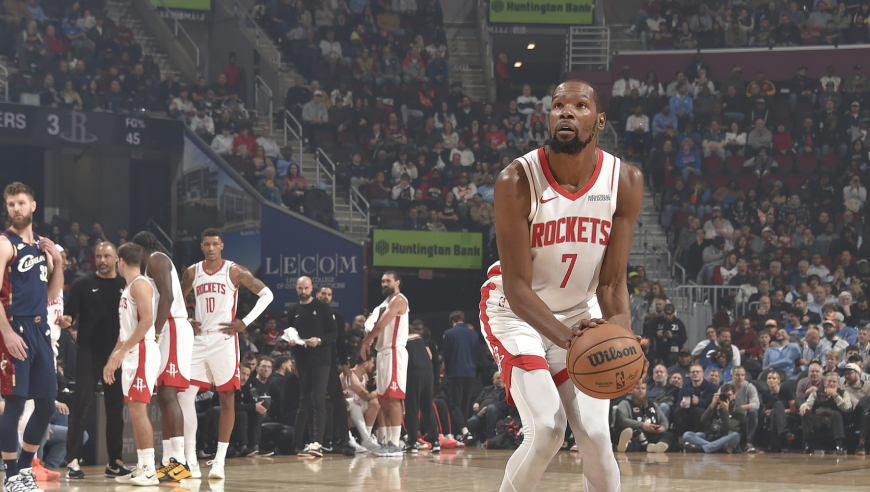 杜兰特vs骑士20分3助攻集锦：遭遇三人围堵依然火箭第二高分