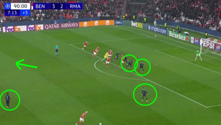 马卡：本菲卡进最后一球时，姆巴佩/维尼/布拉欣未参与防守