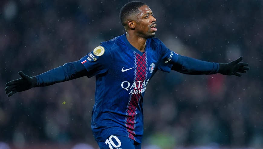 金球奖实力！登贝莱晃倒对手1V4天秀级吊射+贴地斩，看呆门将