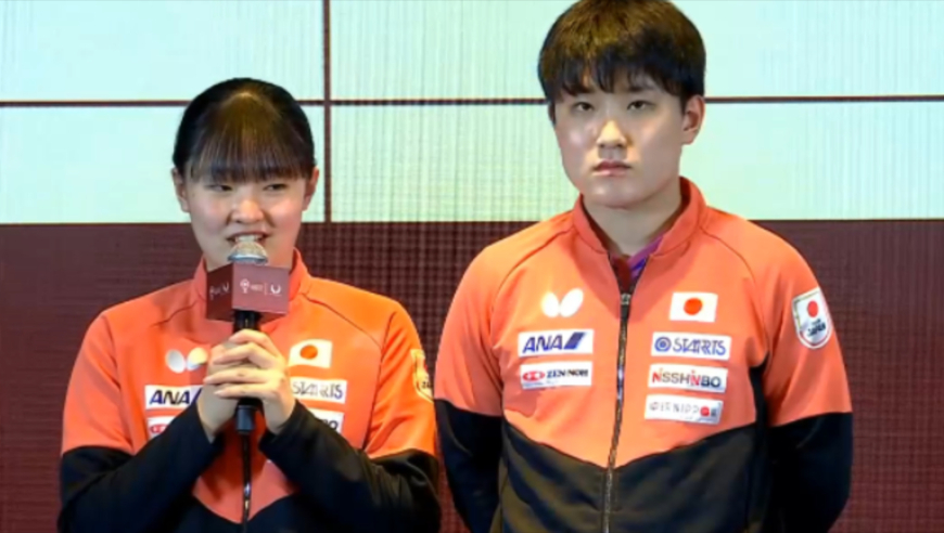 引争议！张本智和家门口拒讲中文 脸色阴沉很难看 张本美和很大方