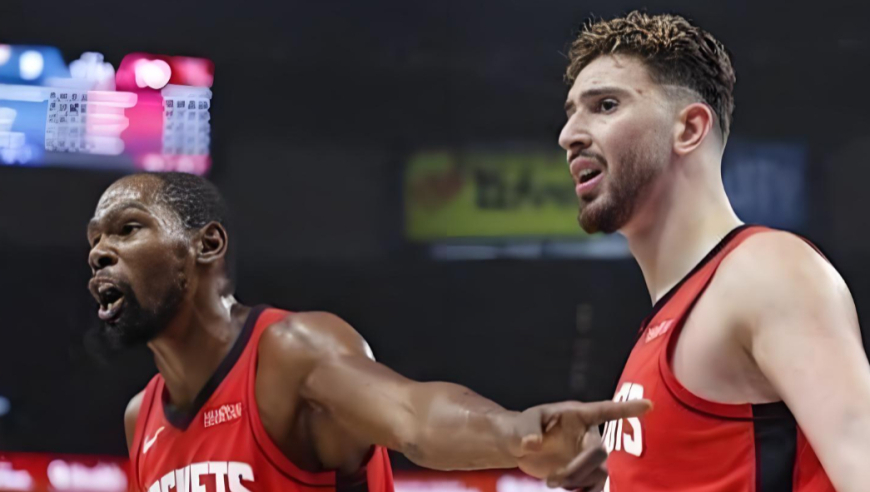 火三疯提前降临！申京吃饼连拿7分+杜兰特三分火箭轰10-0碾压奇才