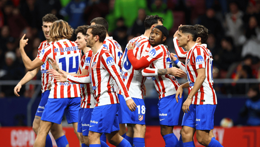 马竞4-0巴萨半场数据：射门7-7，射正6-3，良机3-1