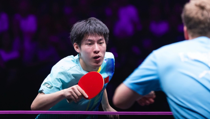 国乒接班人大心脏！出奇制胜振臂怒吼，小莫一度情绪失控 | 赛点