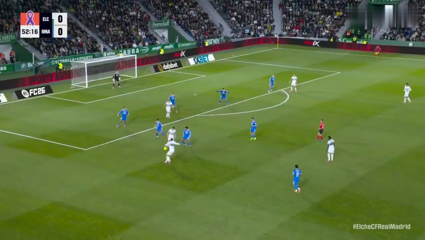 太刺激！慢镜还原姆巴佩第89分钟神助攻绝平，皇马2-2埃尔切