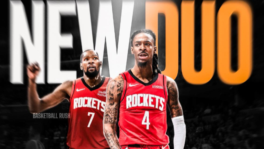 火箭该追莫兰特补后场？美媒建议7换1方案：打造超豪华阵容冲冠