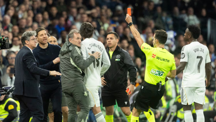 皇马3人染红！裁判报告曝光，2人或被禁赛2场，遭卡瓦哈尔嘲讽