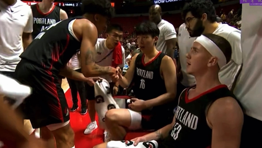 杨瀚森NBA夏季联赛首秀名场面合集