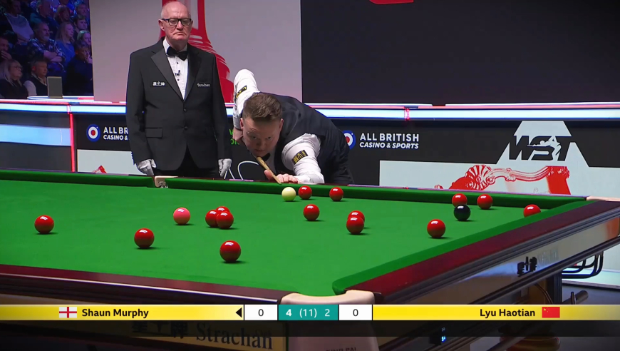 体坛记忆｜墨菲冲击单杆147，火力全开结局突变，全场观众集体失声