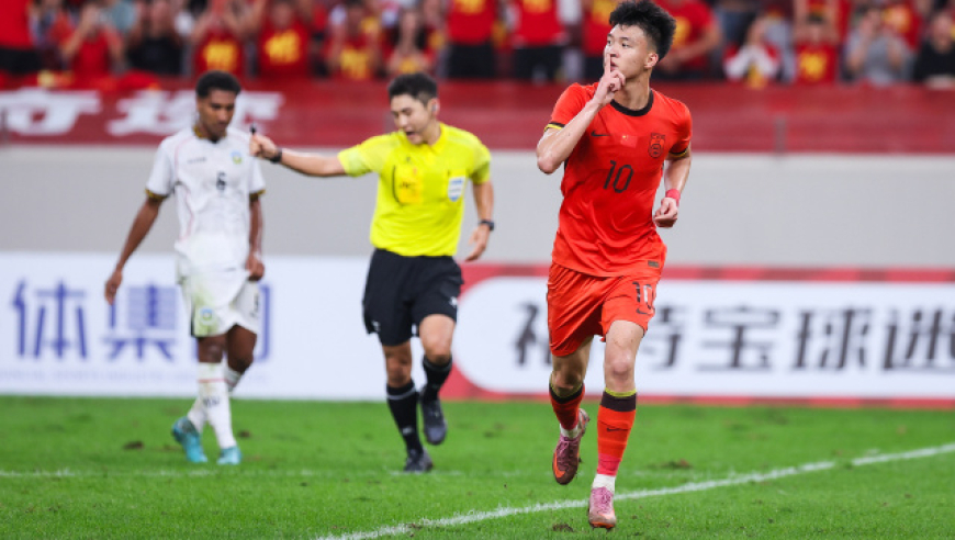 U23亚预赛：U22国足主场2-1险胜东帝汶 拜合拉木、王钰栋破门