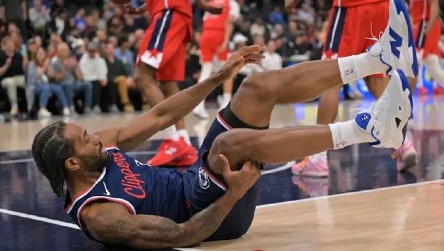 最强病号！又倒在膝盖上！快船又没了？