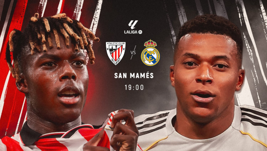 西甲焦点战：毕尔巴鄂VS皇马，姆巴佩全力争进球！