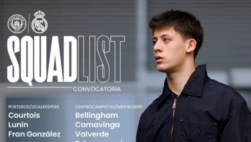 皇马vs曼城大名单：维尼修斯领衔；姆巴佩，贝林厄姆回归