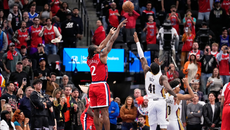 Top时刻｜鹈鹕快船五佳球：琼斯飞身隔扣 莱昂纳德压哨绝杀