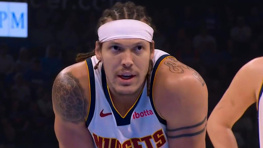 强到离谱！掘金戈登开场罚球+吃饼+三分连轰13分碾压并打停雷霆