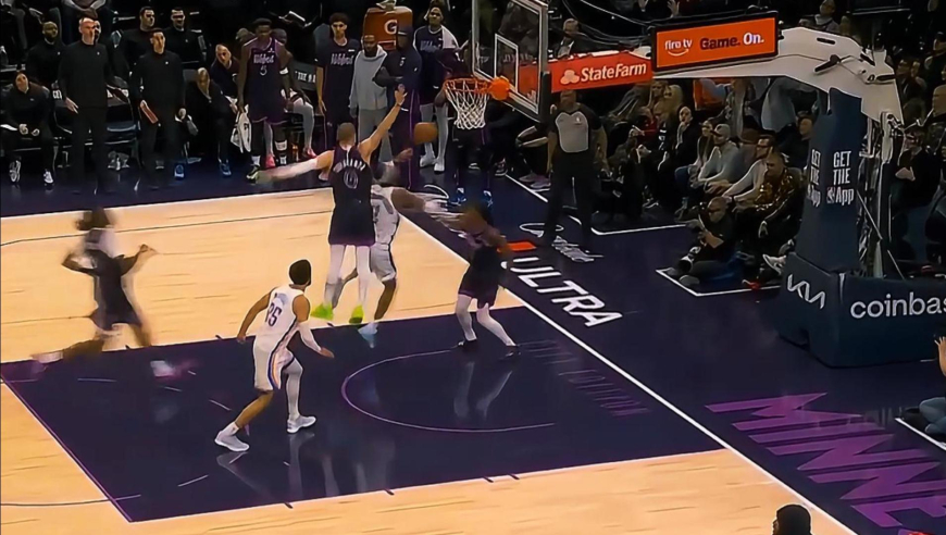 激战到白热化！雷霆森林狼互送火锅连续封盖 戈贝尔空接打停雷霆