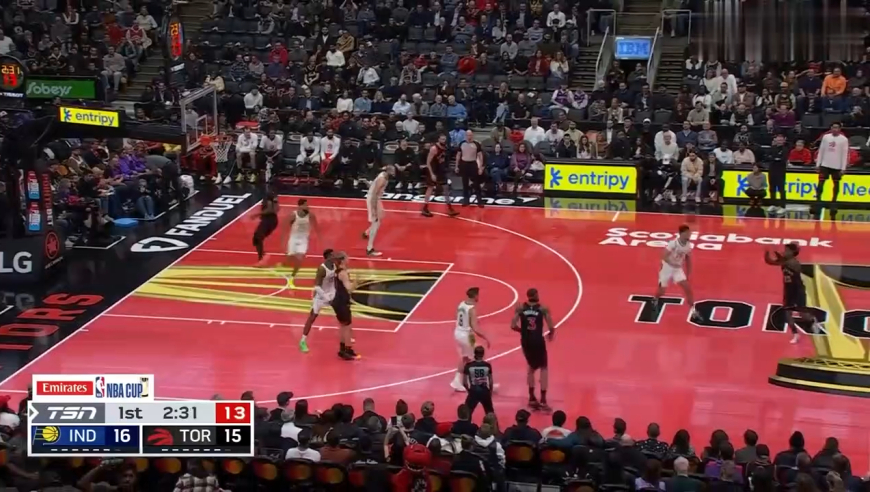 太刺激！还原英格拉姆最后0.6秒逆天中投绝杀步行者，猛龙全队沸腾