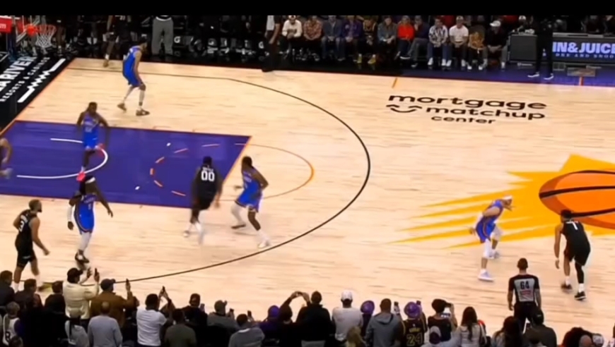 布克封神一战 太阳对阵雷霆最后一刻