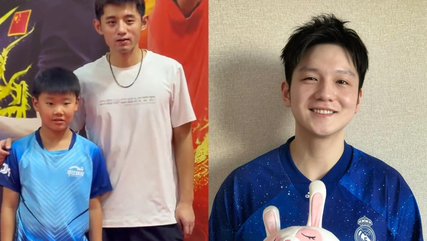 张继科给樊振东分享好苗子：有你当年的影子，樊振东：比我当年厉害