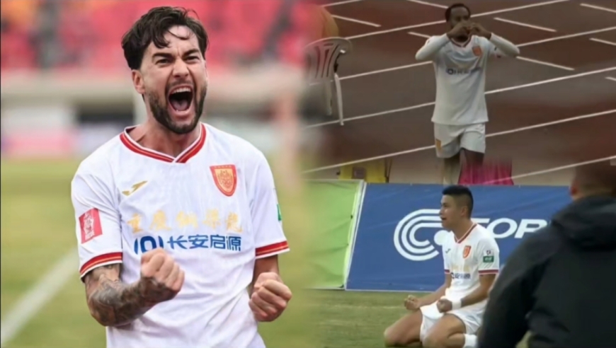 重庆铜梁龙2-0冲超成功！两外援头球建功，40岁老将助攻激动跪地