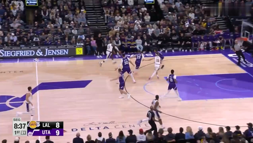 詹姆斯这球太炸裂了！东契奇难以置信，这是41岁的人？