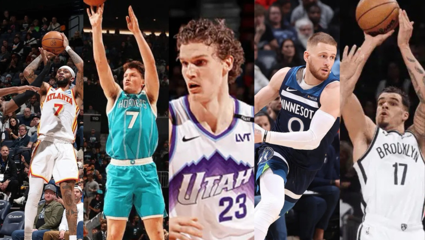 数据排名：接球投场均得分最高的五名球员比赛内容分析 | 议起复盘