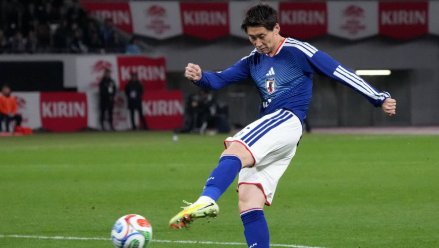 友谊赛日本开局4分钟闪击！镰田大地胸部停球爆射死角打穿玻利维亚