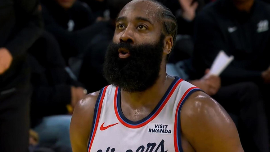 互爆！东契奇与哈登首节一分钟时间对轰15分 两人各自展现绝活