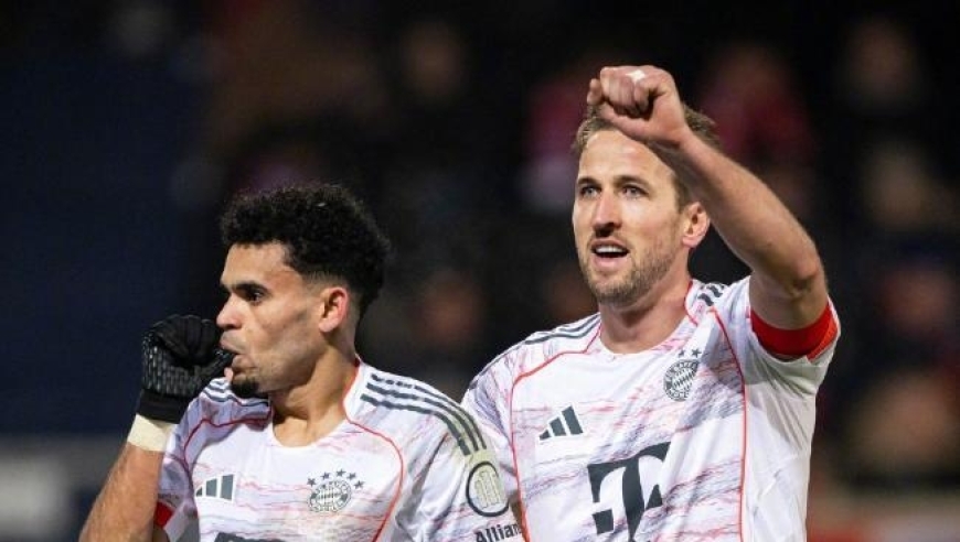 迪亚斯破门+假摔被罚离场，9人拜仁1-1勒沃库森，七连胜戛然而止