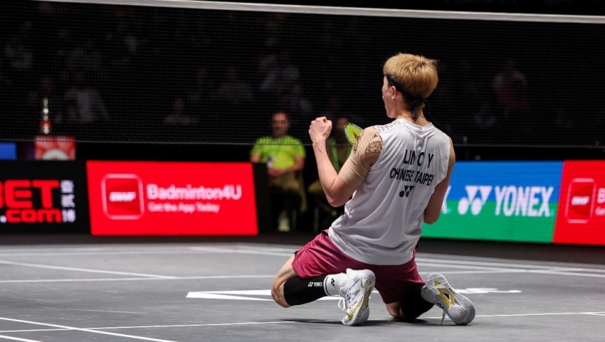 林俊易vs拉克什亚最炸裂一球 46拍攻防盛宴燃爆全场 结局来回反转