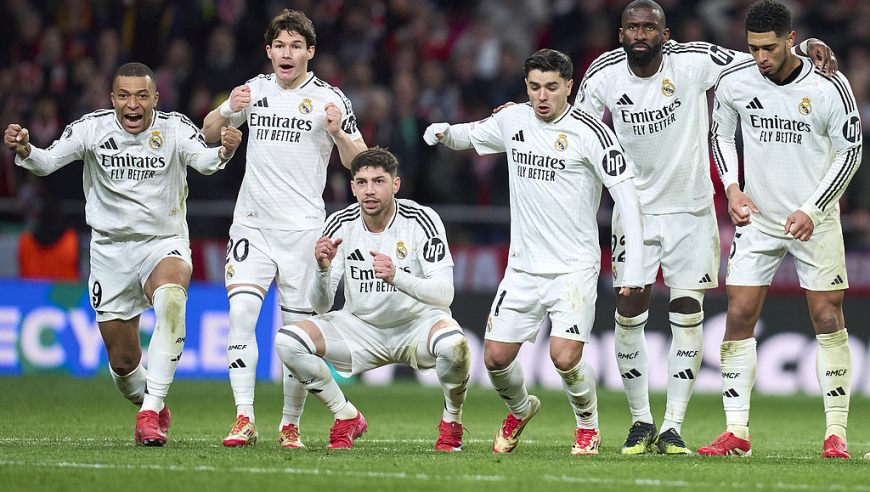 2025获得点球最多的球队榜单：皇马第二！ 姆巴佩2025点球数居第一