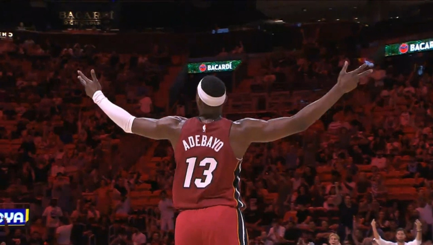 热火队史首人！阿德巴约首节狂轰31分集锦 青史留名创历史第5人！