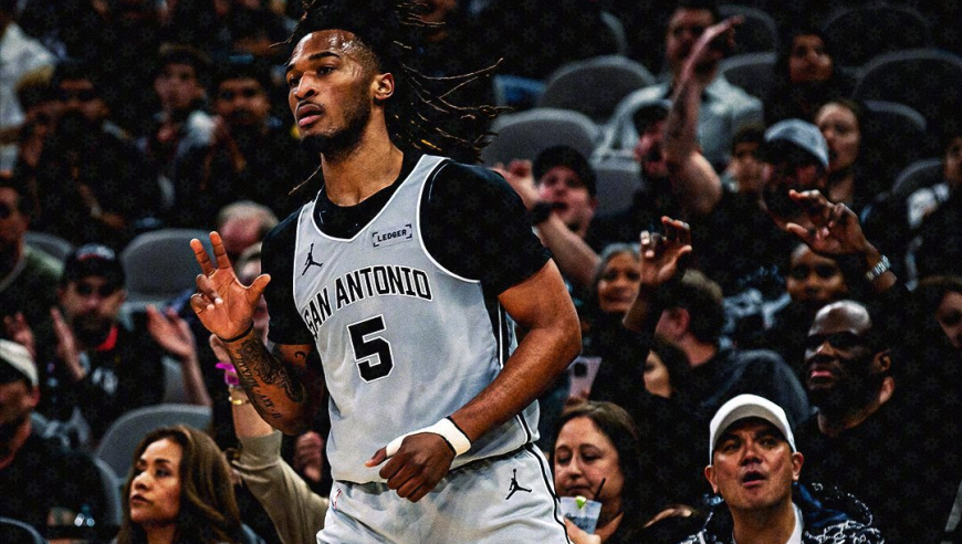 狂轰40分12板12助，4号秀刷爆纪录抢戏文班！马刺4大新星天赋溢出