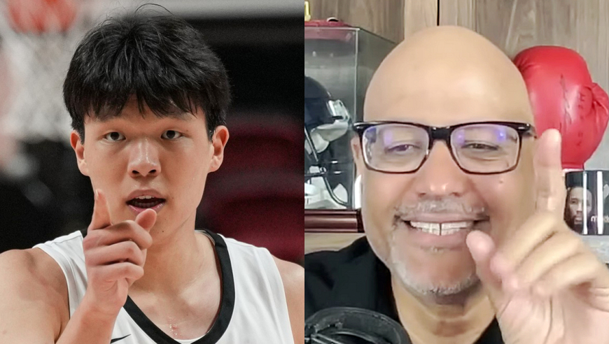 队记给杨瀚森评B-！他的速度慢让我担心 现在对手不会出现在NBA