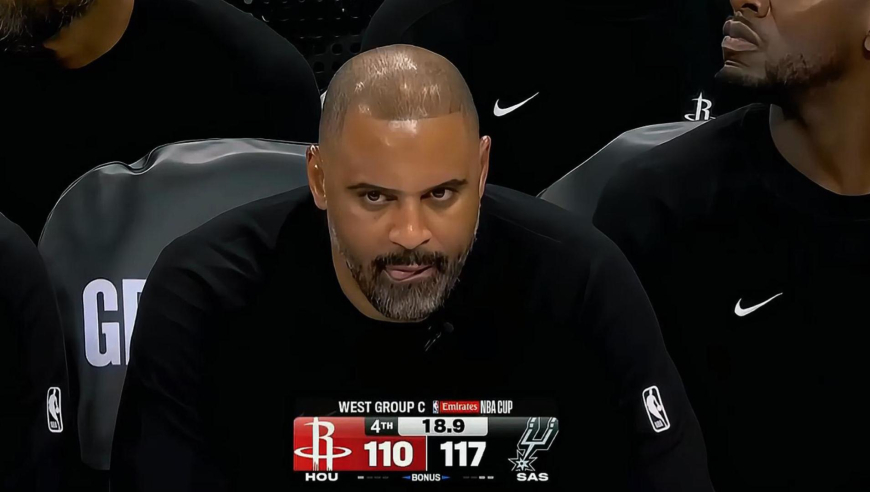 马刺火箭生死时刻：双方混战连送抢断 乌度卡脸色铁青终结五连胜