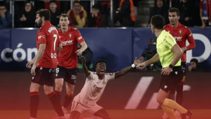 太刺激！慢镜还原奥萨苏纳第90分钟华丽神仙球绝杀皇马，全场沸腾