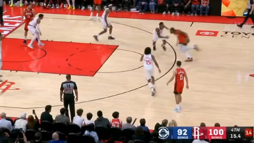 杜兰特两罚全中终结比赛 回顾快船对阵火箭最后一刻