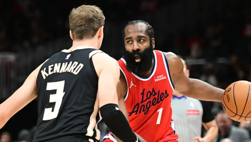 快船115-92老鹰！重要的不是赢球，祖巴茨对哈登的评价才是重中之重