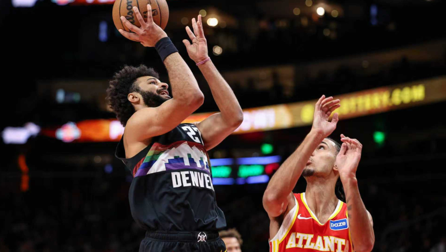 掘金老鹰最后时刻：约基奇约翰逊对飙 亚历山大绝平球落后三分刷两分