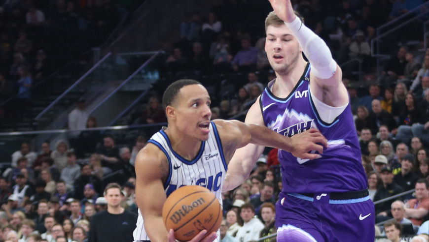 爵士魔术生死时刻：乔治逆天3+1反超 贝恩极限上篮准绝杀