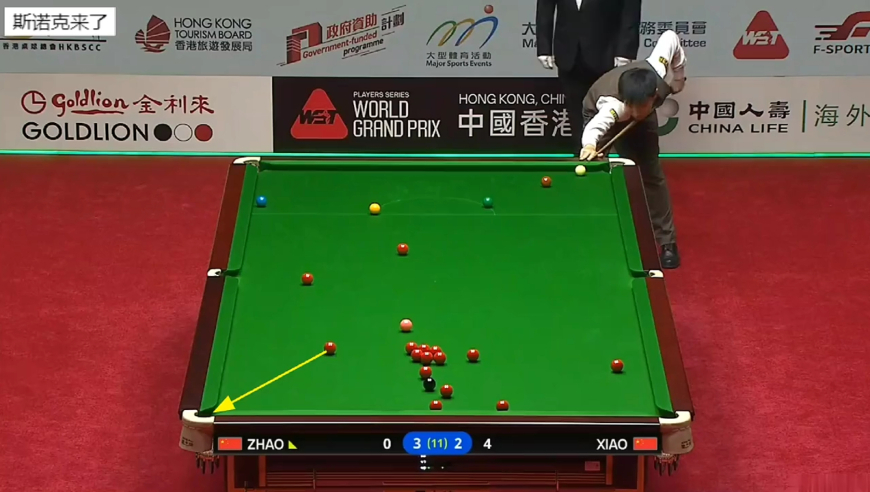 准度太离谱，赵心童逆天贴库长台一箭穿心，2连鞭打懵肖国栋