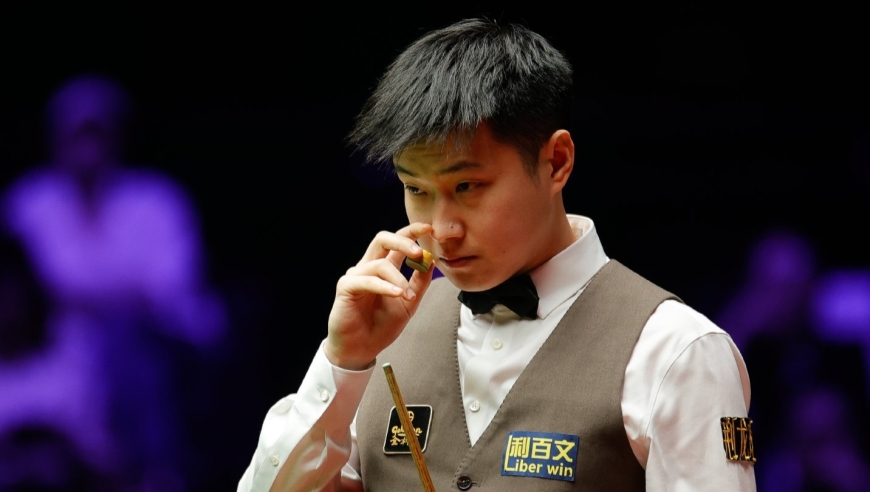 长台+薄中袋+传球 赵心童核能级单杆95分回放 全场几近疯狂