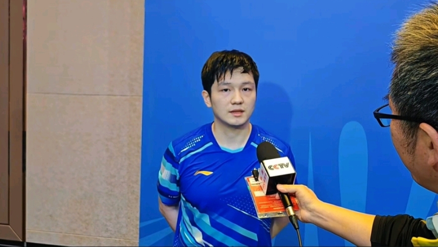 樊振东全运会首秀赛后采访已读乱回！称希望通过比赛对自己有更好的了解