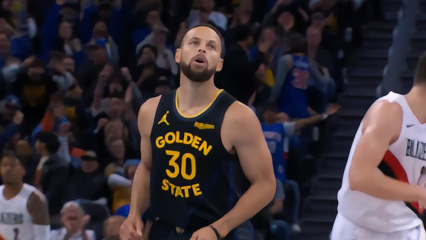 日常日天！库里第二节五分钟时间狂轰18分 无解三分解说都沸腾了